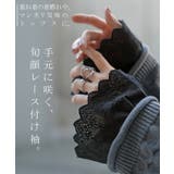 つけ袖 レース 綿100 | HUG.U | 詳細画像3 