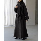 ブラック | コート チェスターコート フレア | HUG.U