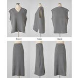 セットアップ ニットベスト スカート | HUG.U | 詳細画像22 