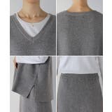 セットアップ ニットベスト スカート | HUG.U | 詳細画像23 