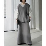 セットアップ ニットベスト スカート | HUG.U | 詳細画像5 