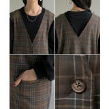 ワンピース ジレ ジャンパースカート | HUG.U | 詳細画像23