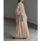 ベージュ | ニット ワンピース 2点セット | HUG.U