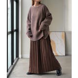 モカブラウン | ニット ワンピース 2点セット | HUG.U