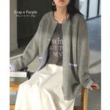 ニット カーディガン 配色 | HUG.U | 詳細画像12 