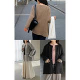 ニット カーディガン 配色 | HUG.U | 詳細画像19 