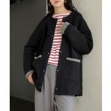 ニット カーディガン 配色 | HUG.U | 詳細画像3 