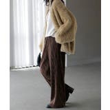 メダリオンブラウン | パンツ ワイド 切れる | HUG.U