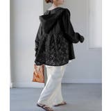 ブラック | UVパーカー レース 遮へい率97 | HUG.U