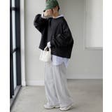 ブラック | プルオーバー Tシャツ以上スウェット未満 ロンT | HUG.U