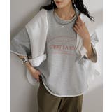 Tシャツ ジャスト丈 ロゴ | HUG.U | 詳細画像15 