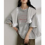 Tシャツ ジャスト丈 ロゴ | HUG.U | 詳細画像5 