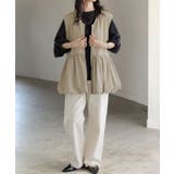 モカベージュ | ベスト バルーン トップス | HUG.U