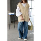 ベスト ニット フリンジ | HUG.U | 詳細画像21 