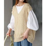 ベスト ニット フリンジ | HUG.U | 詳細画像5 