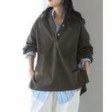 アースグレー | ラガーシャツ レディース 綿100％ | HUG.U