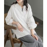 ホワイト | ラガーシャツ レディース 綿100％ | HUG.U