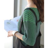 サマーニット リブ 配色 | HUG.U | 詳細画像20 