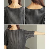 サマーニット リブ 配色 | HUG.U | 詳細画像22 