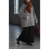 コート ツイード ドルマン | HUG.U | 詳細画像14 