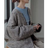 コート ツイード ドルマン | HUG.U | 詳細画像3 