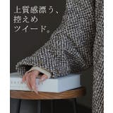 コート ツイード ドルマン | HUG.U | 詳細画像6 