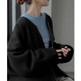 ブラック | コート ツイード ドルマン | HUG.U