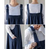 ジャンパースカート デニム ジャンスカ | HUG.U | 詳細画像23 