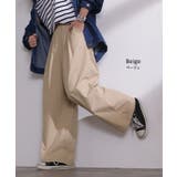 パンツ ワイド タックパンツ | HUG.U | 詳細画像13 