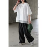 Tシャツ レイヤード風 レディース | HUG.U | 詳細画像21