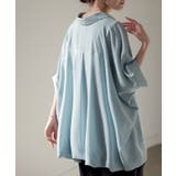 シャツ スキッパーシャツ ブラウス | HUG.U | 詳細画像4 