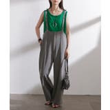 ストーングレー | サロペット パンツ ワイドパンツ | HUG.U