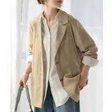 ベージュ | アウター ジャケット ワッシャー | HUG.U