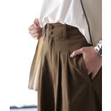 パンツ ワイドパンツ 綿麻 | HUG.U | 詳細画像15