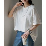 ホワイト | Tシャツ 汗ジミ軽減 綿100 | HUG.U