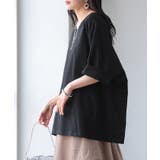 ブラック | Tシャツ 汗ジミ軽減 綿100 | HUG.U