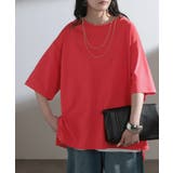 レッド | Tシャツ 汗ジミ軽減 レディース | HUG.U