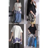 Tシャツ 重ね着風 異素材MIX | HUG.U | 詳細画像20