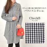 チェックB | チュニック シャツチュニック シャツ ミニワンピース ワンピース チェック柄 | HUG.U