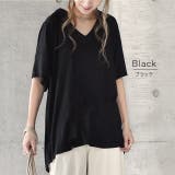 Tシャツ レディース 半袖 Vネック 冷感 オーバーサイズ トップス 白T レ | HUG.U | 詳細画像10 