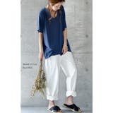 Tシャツ レディース 半袖 Vネック 冷感 オーバーサイズ トップス 白T レ | HUG.U | 詳細画像14 