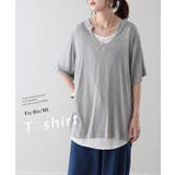 Tシャツ レディース 半袖 Vネック 冷感 オーバーサイズ トップス 白T レ | HUG.U | 詳細画像16 