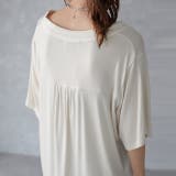 Tシャツ レディース 半袖 Vネック 冷感 オーバーサイズ トップス 白T レ | HUG.U | 詳細画像17 