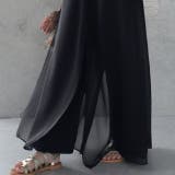 ワイドパンツ レディース 大きいサイズ ガウチョパンツ ワイドパンツルック | HUG.U | 詳細画像20 