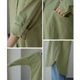 シャツ レディース ブラウス 長袖 チュニック 大きいサイズ ロングシャツ | HUG.U | 詳細画像32