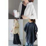 シャツ レディース ブラウス 長袖 チュニック 大きいサイズ ロングシャツ | HUG.U | 詳細画像33