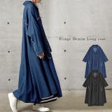 デニムジャケット レディース Gジャン ロングジャケット デニムシャツ デニム | HUG.U | 詳細画像11 