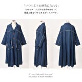 デニムジャケット レディース Gジャン ロングジャケット デニムシャツ デニム | HUG.U | 詳細画像22 