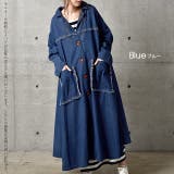 デニムジャケット レディース Gジャン ロングジャケット デニムシャツ デニム | HUG.U | 詳細画像9 