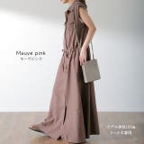 ワンピース レディース ロングワンピース ノースリーブ シャツワンピース | HUG.U | 詳細画像13